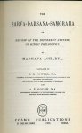 Acharya, Madhava - The Sarva-Darsana-Sangraha or Review of the Different Systems of Hindu Philosophy.