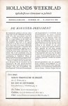 K.L. Poll (redactie) - Hollands Weekblad, derde jaargang, nummer 118, 16 augustus 1961