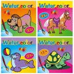  - Water Color paarden kleurboek