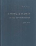 Poppen, B.D. - De belasting op het gemaal in Stad en Ommelanden 1594-1856. Een aspect van onze sociaal-economische geschiedenis waarin molenaars en cherchers centraal staan