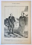 Braakensiek, Johan (1858-1940) - [Original lithograph/lithografie by Johan Braakensiek] Dr. Kuyper als Minister, 15 December 1901, 1 pp.