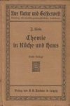 KLEIN, J - Chemie in Küche und Haus