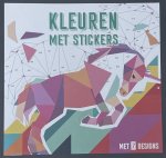 Strengholt - Kleuren met stickers paard - 7 designs - schilderijen - stickeren op nummer