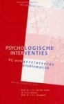  - Psychologische interventies bij werkgerelateerde problematiek