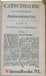 Hulsius, Paulus - De hedensdaegsche antinomiänerie, met die der Engelsche, en oude wet-bestryders vergeleken, en soo uyt het Woord Gods, als uyt de Formulieren van Eenigheyt der Gereformeerde Kerken klaer, en grondig wederlegt, en der selve schadelijkheyt aenge...