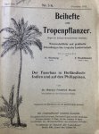 Bruck, Dr. Werner Friedrich - Der Faserbau in Holländisch-Indien und auf den Philippinen. Beihefte zum Tropenpflanzer, Jahrgang 1912, Band XIII, Nr. 5/6, Organ des Kolonial-Wirtschaftlichen Komitees. Wissenschaftliche und praktische Abhandlungen über tropische Landwirtschaft