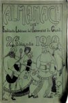 Camille Lemonnier, A.O. - Almanach des étudiants liberaux de l'Université de Gand - 26me Année 1910 sous les auspices de la Société Générale des Etudiants Liberaux