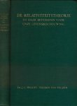 Proost-Thoden van Velzen, Dr. J.C. - De Relativiteitstheorie en haar Beteekenis voor onze Levensbeschouwing.