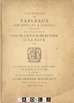  - Catalogue des Tableaux Aquarelles & Pastels composant La collection De Feu M.-J.R.P.C.H De Kuyper de La Haye