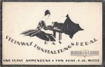 (STEINWAY). WITTE, G.H. - Das Steinway-Tonhaltungspedal und seine Anwendung.