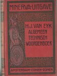 Barentz, M.E. - Algemeen technisch woordenboek