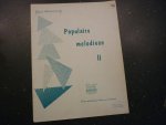 Div. - Populaire Melodieën - Deel II  /  Klavarskribo