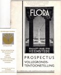  - Bloemententoonstelling Flora 15 maart - 19 mei 1935 Heemstede op terreinen van het wandelbosch Groenendaal, Prospectus vollegrondstentoonstelling