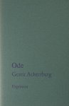Achterberg, Gerrit. - Ode. Achterberg, Gerrit. - Ode.