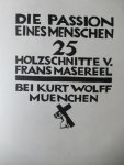 Masereel, Frans - Die Passion eines Menschen. 25 Holzschnitte von Frans Masereel