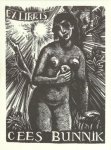 Hodek, Jozef. - Exlibris voor Cees Bunnik