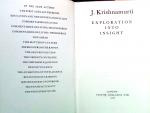 Krishnamurti J. - Exploration Into Insight