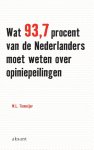 W.L. Tiemeijer, W.L. Tiemeijer - Wat 93.7 procent van de Nederlanders moet weten over opiniepeilingen