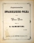 Japan: - Japannesche dwarskijker-polka voor de piano-forte. Muzijk van S. Samehtini