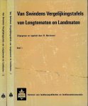 Rentenaar, R - Van Swindens Vergelijkingstafels van Lengtematen en Landmaten