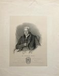Waanders, F.B. - [Lithography, lithografie, 1886] Portrait of Mr. Marinus Hoog, published by W.J. van Oosterzee Rotterdam, 1 p.