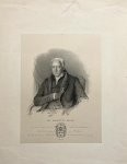 Waanders, F.B. - [Lithography, lithografie, 1886] Portrait of Mr. Marinus Hoog, published by W.J. van Oosterzee Rotterdam, 1 p.