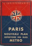Anoniem - Répertore des rues de Paris : avec indication de la plus proche station du Métro