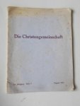RITTELMEYER, F., - Die Christengemeinschaft.