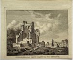 J. Bulthuis, K.F. Bendorp - Antieke prent Brabant: Overblyfsels van het 't Kasteel te Heusden.