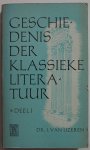 IJzeren J van - Geschiedenis der klassieke literatuur deel 1 & 2