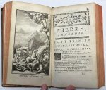 Racine, J. - Set of 3, 1754, Racine | Oeuvres de Racine, nouvelle edition, avec figures. A Amsterdam, Chez Arkeste'e and Merkus, 1754, 3 vols.
