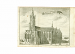 Harrewijn, Jacob - L'Eglise Cathedrale de S. Christophre A Ruremonde. Originele kopergravure