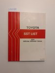 Toyota: - Toyota SST List 2004 Special Service Tools