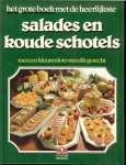 CRISTIAN TEUBNER/ANNETTE WOLTER - Het grote boek met de heerlijkste SALADES EN SCHOTELS en meteen kleurenfoto's van elk gerecht * het mooiste boek voor de koude keuken dat u ooit zag! met honderden heerlijke recepten van salades en koude schotels voor alle gelegenheden