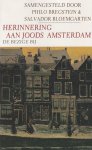 Bregstein, Philo & Salvador Bloemgarten - Herinnering aan Joods Amsterdam