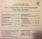 Johan Willem Friso Kapel - New Compositions For Concertband 20 "The Girls Of Jobim"