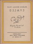 Lasker-Schüler, Else - Essays.