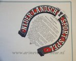  - [Antique game, board game, lithography] Neder-landsch-sport-spel VERKLARING, published ca. 1890.
