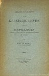 POOLE, L.G. LE - Bijdragen tot de kennis van het kerkelijk leven onder de doopsgezinden ontleend aan het archief der Doopsgezinde Gemeente te Leiden.