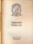 - Important Tribal Art