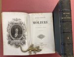MOLIÈRE & MOLIERE. - Oeuvres Complètes précédées de la Vie de Moliére par Voltaire.  Tome Premièr + Tome Deuxième.