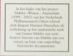 Haenchen, Hartmut - Liechtenstein, Sabine (vertaling - Mahler Wenen Amsterdam. Uitleg over zijn symfonieën 2, 3, 4, 5, 6 en 7