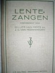 Hees, Gilles van & Herwaarden, J.G. van bijeengebracht door - Lentezangen