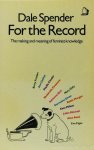 SPENDER, D. - For the record. The making and meaning of feminist knowledge.