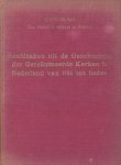 Jongeleen, Ds. J. - Jongeleen, Ds. J.-Hoofdzaken uit de Geschiedenis der Gereformeerde Kerken in Nederland van 1795 tot heden