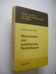 Reich, Norbert,  Einl. - Marxistische und sozialistische Rechtstheorie