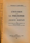 Fraga de Almeida Sampaio, Laura - L'Intuition dans la Philosophie de Jaques Maritain