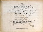 Mozart, W.A.: - [K 485] Rondeau pour le piano-forte d`une exécution facile; oeuvre 17