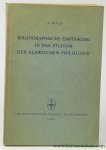 HILLE, A. - Bibliographische Einführung in das Studium der Slawischen Philologie.