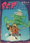 Diverse  tekenaars - PEP 1968 nr. 43, stripweekblad, 26 oktober 1968 met o.a. DIVERSE STRIPS ( BLUEBERRY/ASTERIX/RIK RINGERS/BLAKE EN MORTIMER/AGENT 327/LUCKY LUKE/VIDOCQ )/50 JAAR RAF (2 p.) /ROBBER (COVER ), goede staat